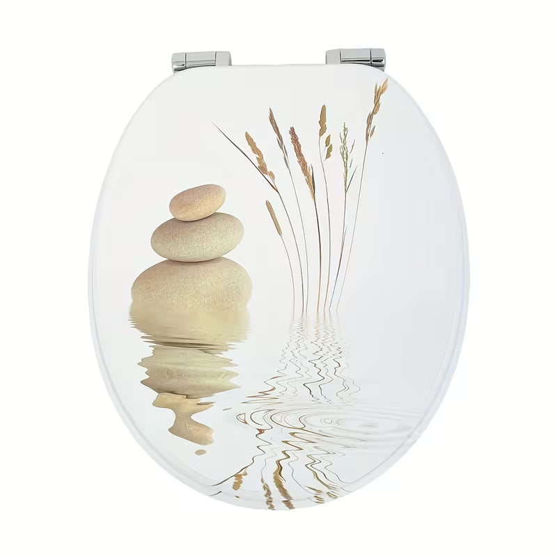 Abattant WC - Galets Blancs