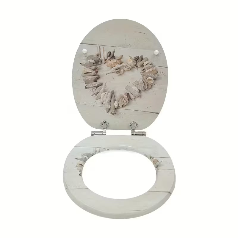 Abattant WC - Cœur de Galets