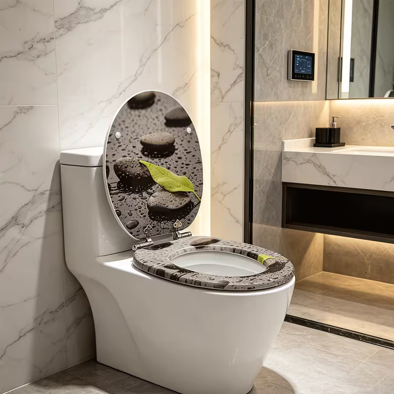 Abattant WC - Feuille & Rosée