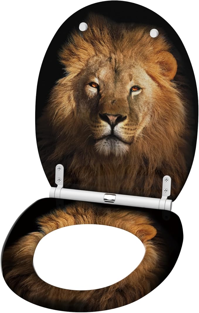 Abattant WC - Lion Majestueux