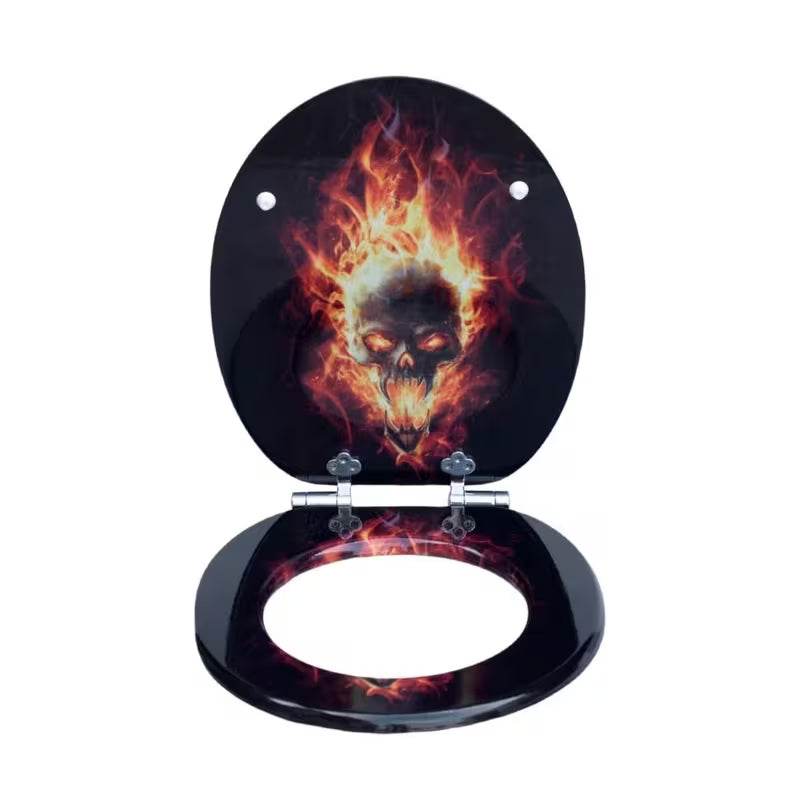 Abattant WC - Skull Design fire