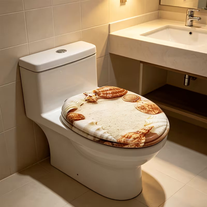 Abattant WC - Coquillage Sable Blanc