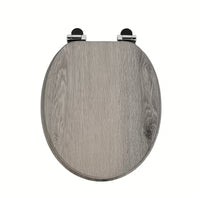 Abattant WC - Parquet Gris Élégance