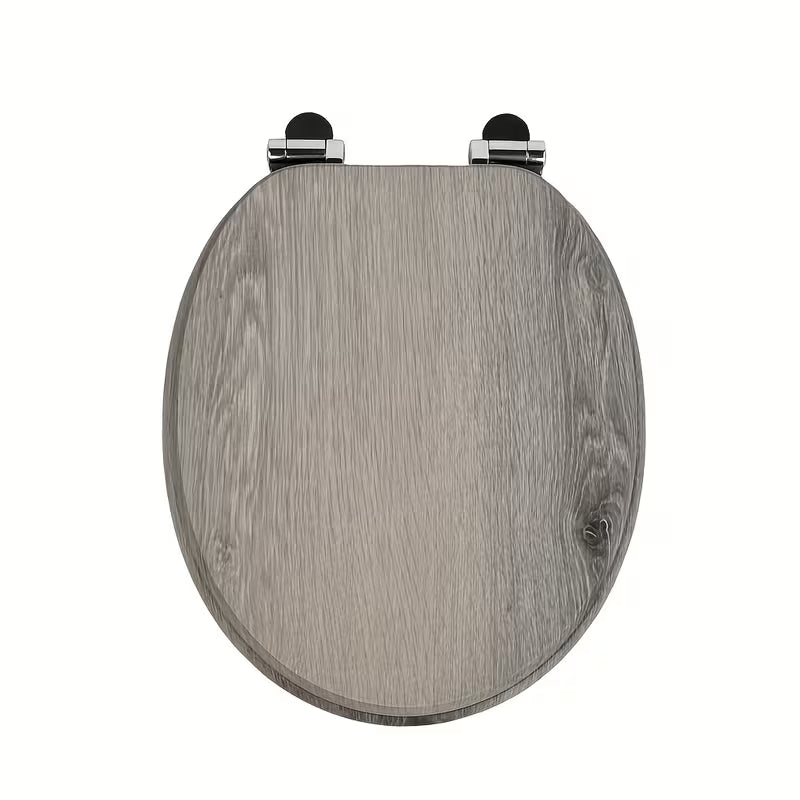 Abattant WC - Parquet Gris Élégance