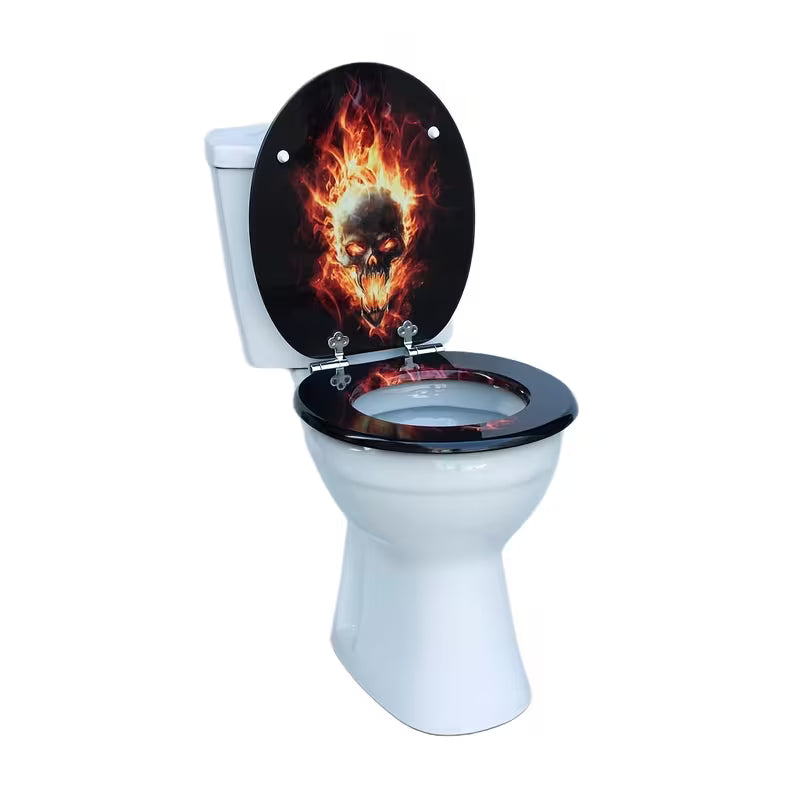 Abattant WC - Skull Design fire