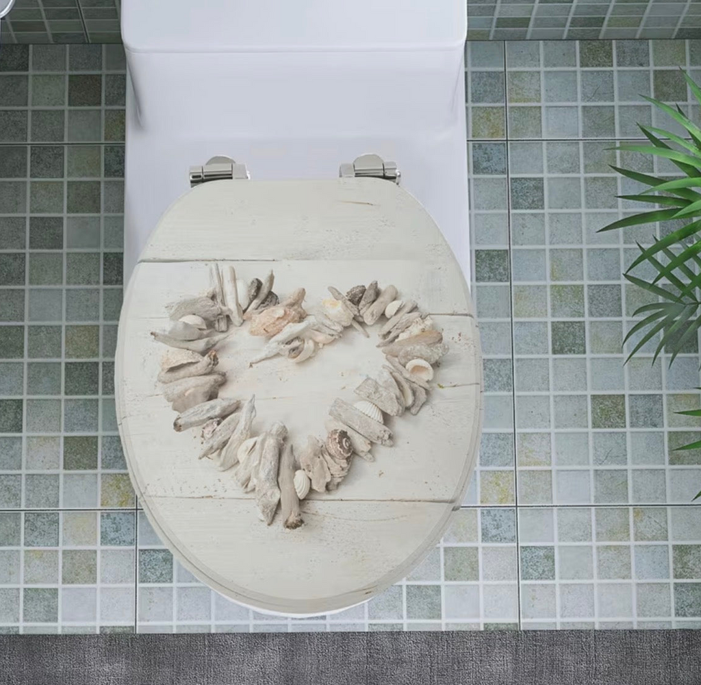 Abattant WC - Cœur de Galets