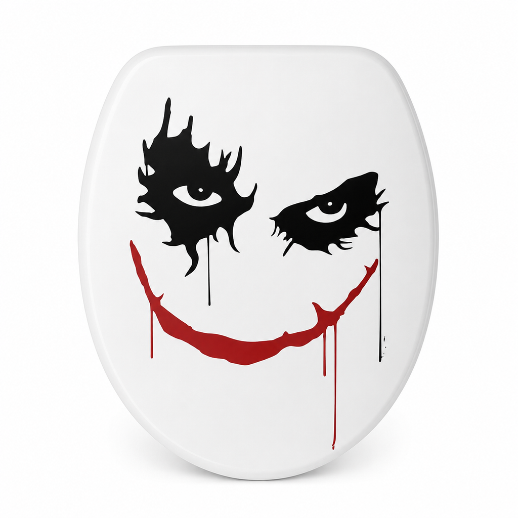 Abattant WC-design sourire Joker-fermeture progressive soft close