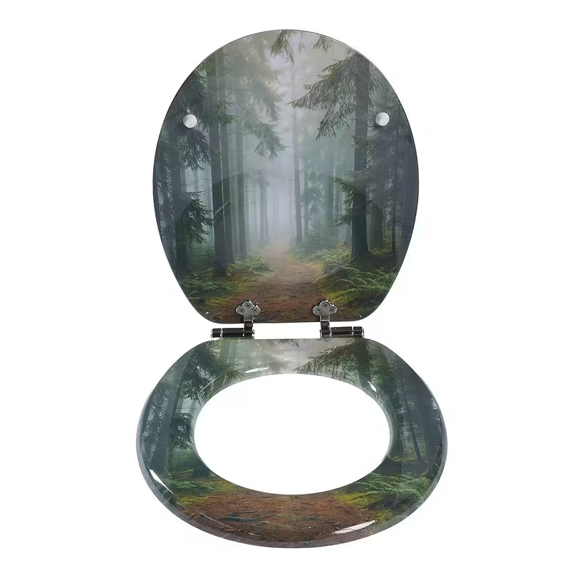 Abattant WC - Forêt-fermeture progressive soft close