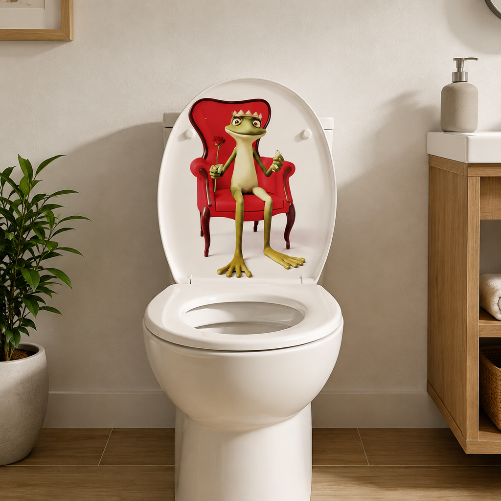 Abattant WC-grenouille royale-fermeture progressive soft close