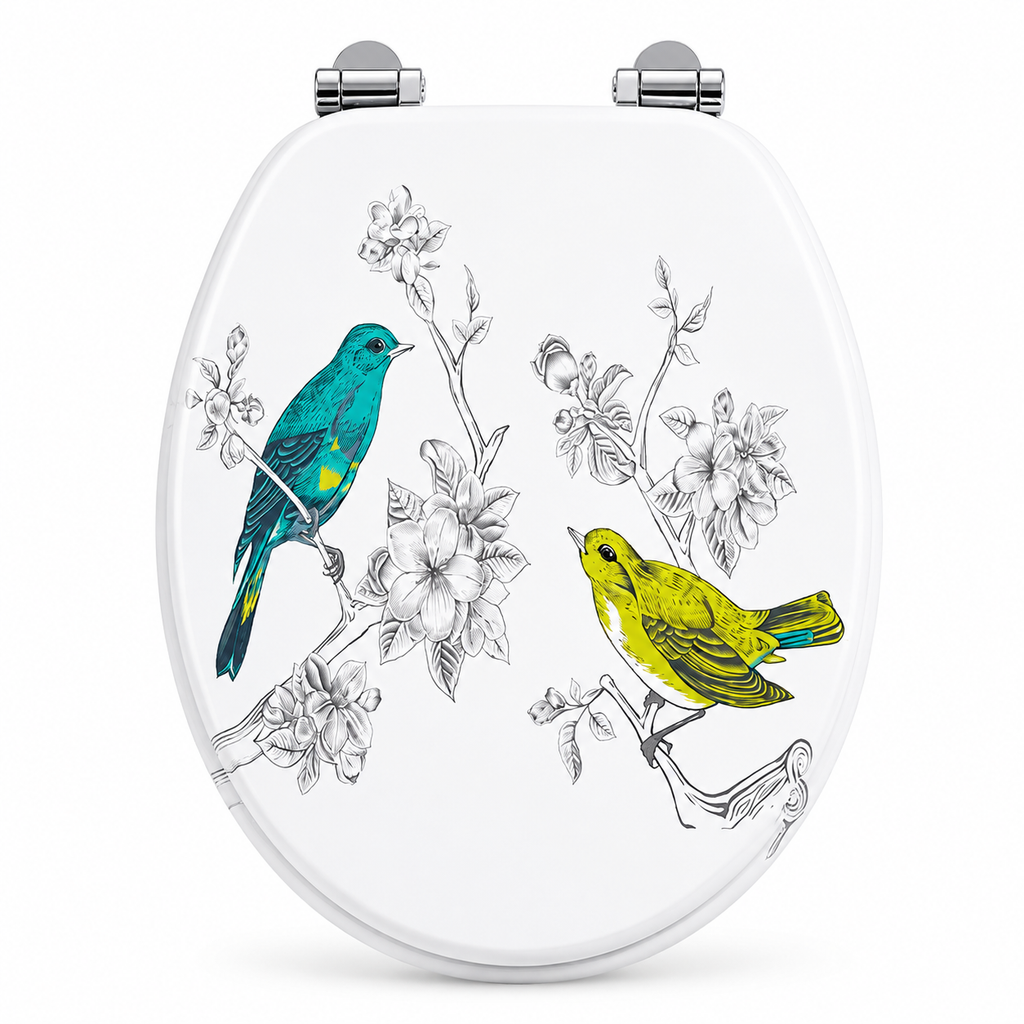 Abattant WC - Oiseaux-fermeture progressive soft close