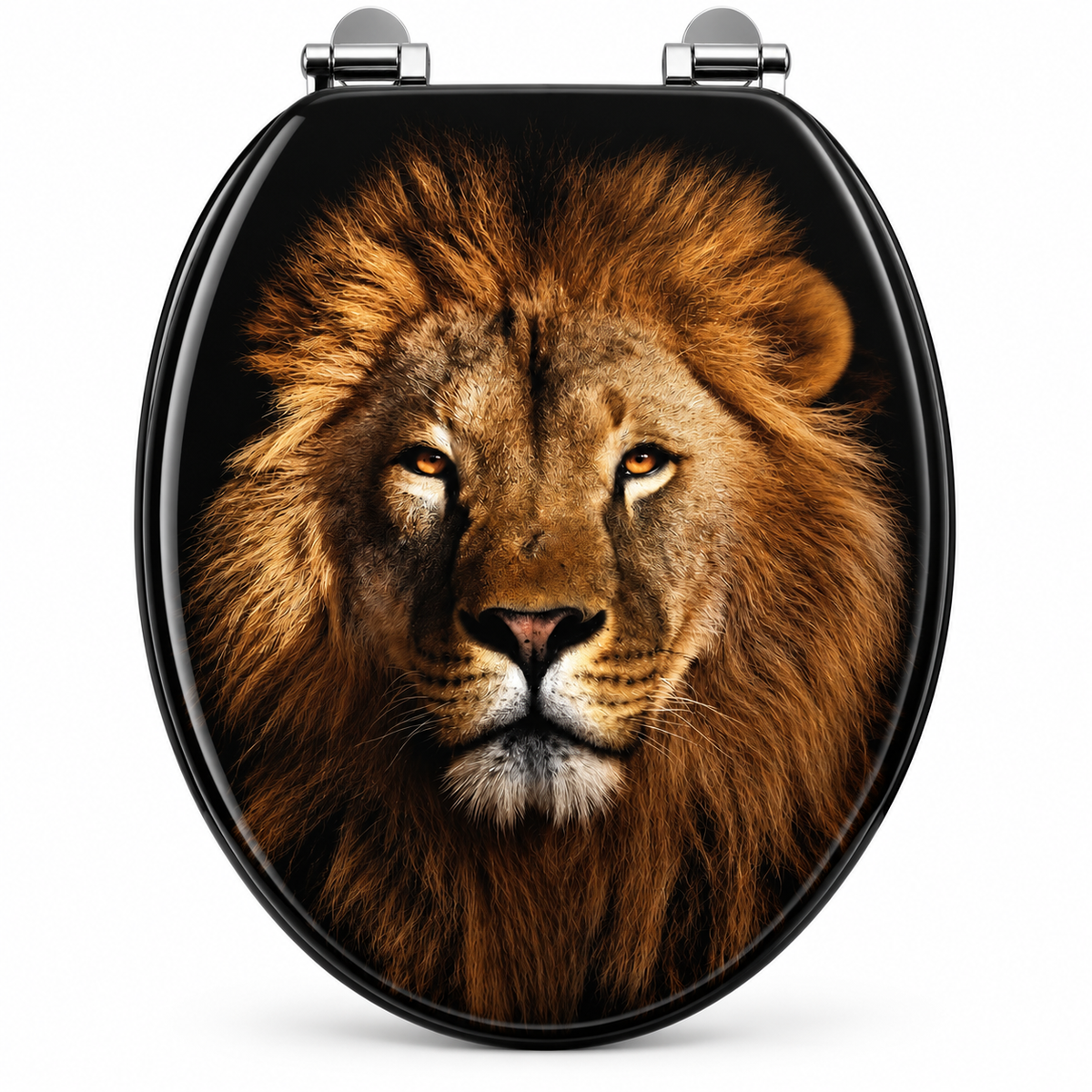 Abattant WC-design lion majestueux – Soft Close – Duroplast