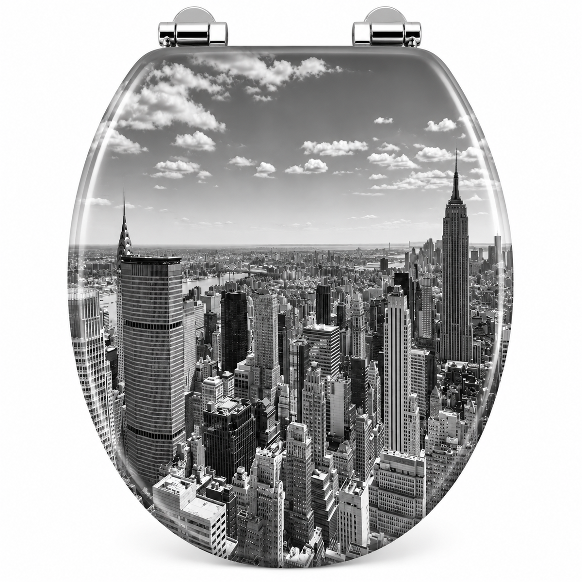 Abattant WC-design skyline New York – Soft Close – Duroplast