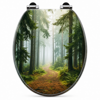 Abattant WC - Forêt-fermeture progressive soft close