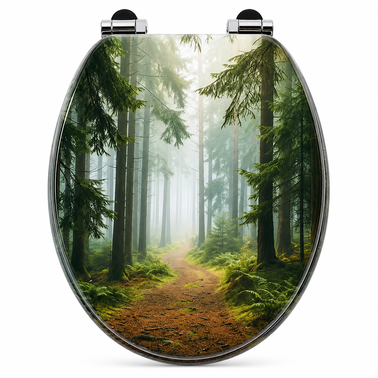 Abattant WC - Forêt-fermeture progressive soft close
