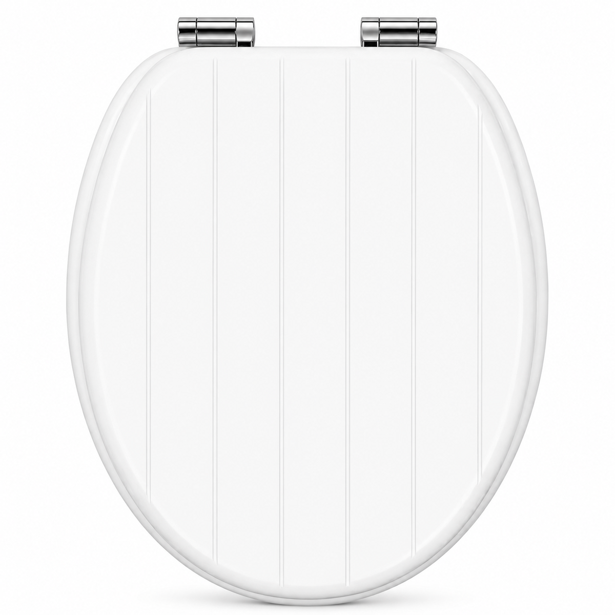 Abattant WC - Bois Rayé-fermeture progressive soft close