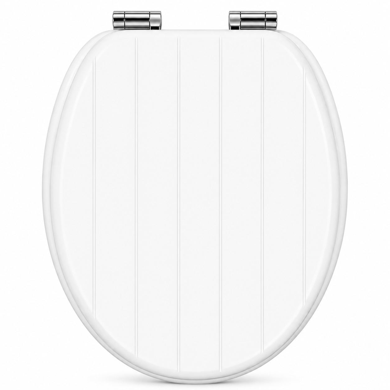 Abattant WC - Bois Rayé-fermeture progressive soft close