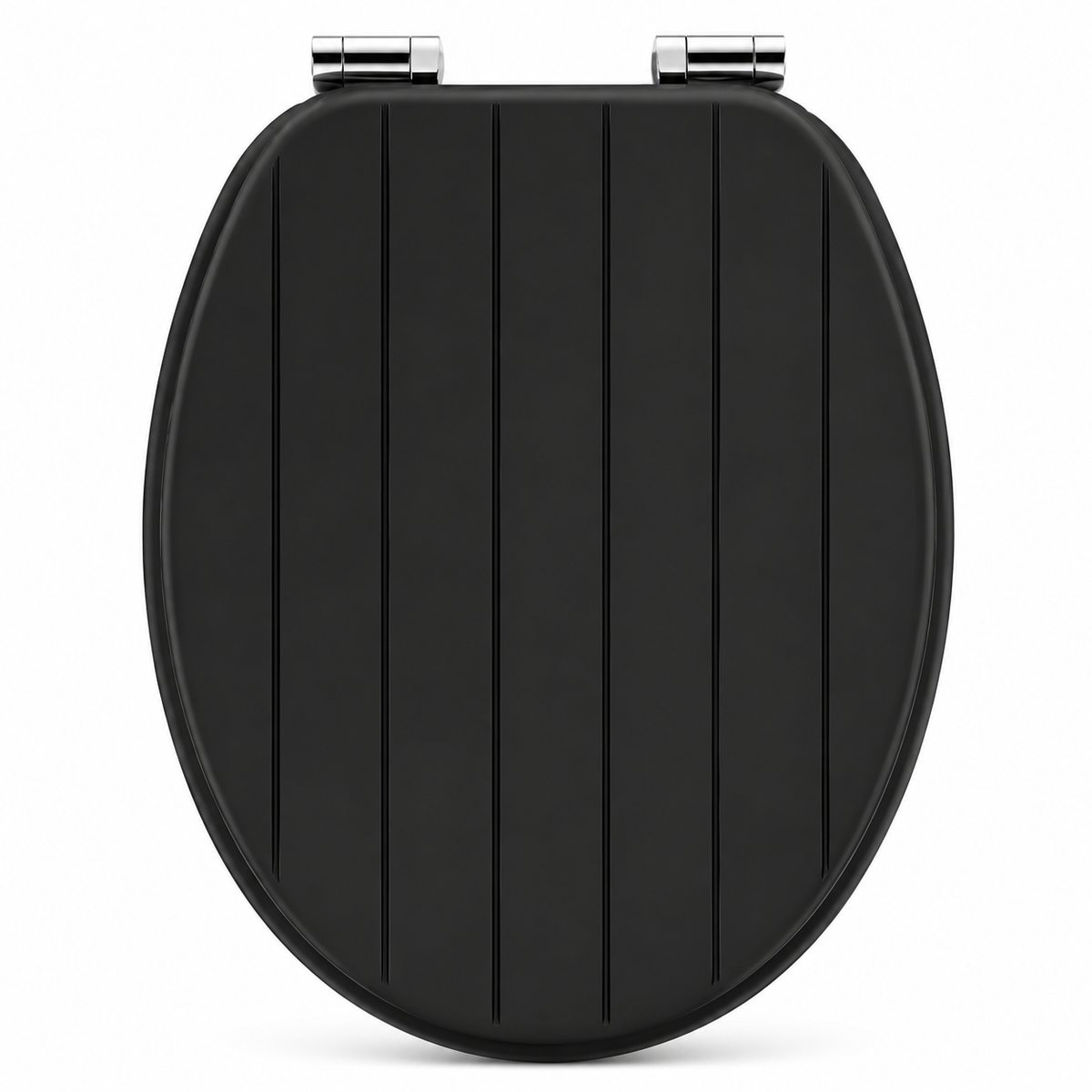 Abattant WC - Bois Rayé-fermeture progressive soft close