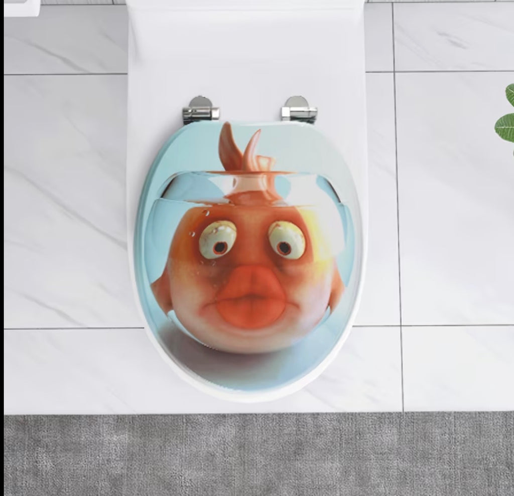 Abattant WC - Poisson Cristal