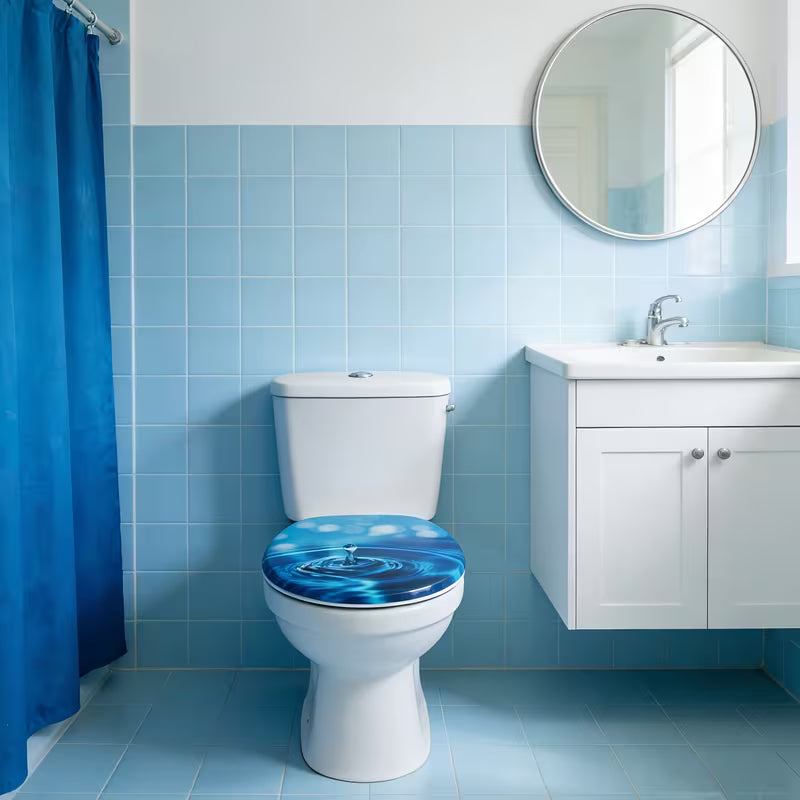 Abattant WC - Goutte Azur