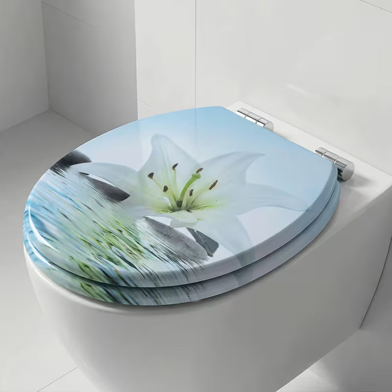 Abattant WC - Lys Blanc & Reflets d’Eau
