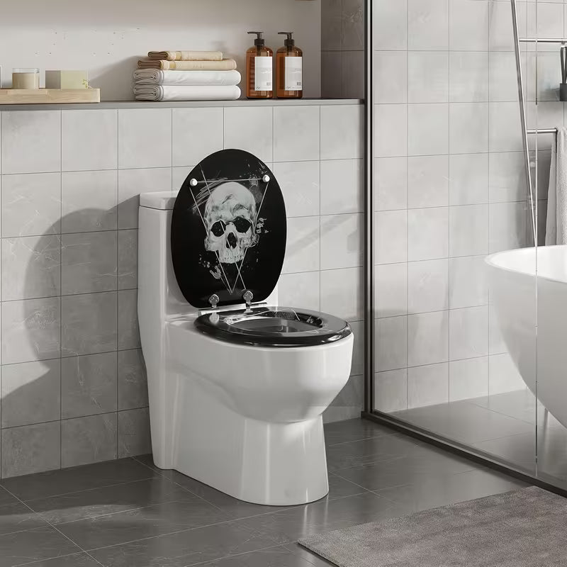 Abattant WC - Skull Design