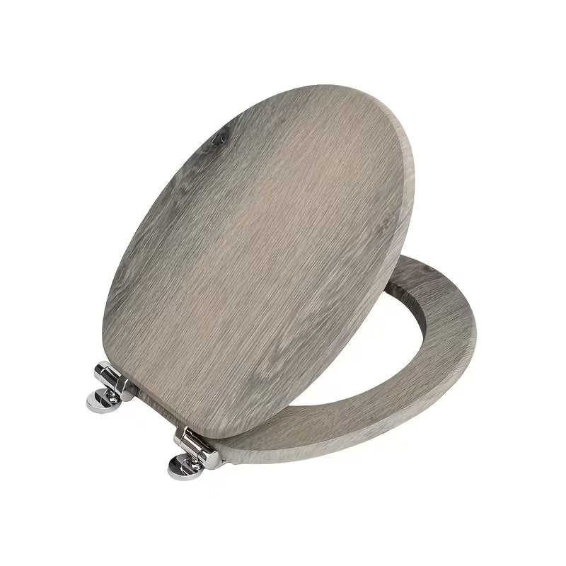 Abattant WC - Parquet Gris Élégance